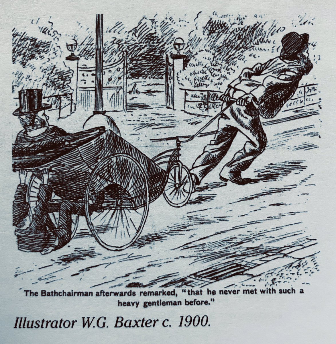 I do not envy the arduous job of one of my neighbours on Windsor Terrace, Mr R Skidmore (54), for he can be seen at all hours transporting his passengers to or from Places of Worship, the Baths, Pavilion or Stands, and to or from any house or place.