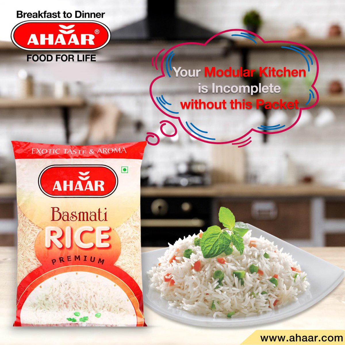 Ahaar_India's tweet photo. Every kitchen’s best friend! 

Cook delicious meals with Ahaar quality products. 
Made for you and your family.
#haveyourahaar 

#ahaar #rice #meals #quarantinecooking #stayhome #staysafe https://t.co/2IRT3zV2Xn