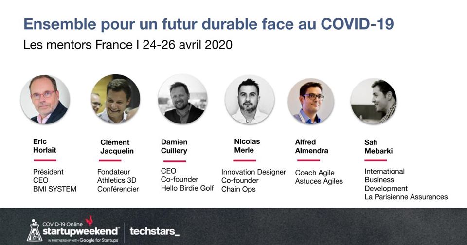 Suite de l'équipe mentors 🙌🚀🏆
🔹 <a href="/eric_horlait/">Eric Horlait</a>, CEO <a href="/BMISYSTEM/">BMI SYSTEM</a> 
🔹 <a href="/clemjacquelin/">𝘾𝙡𝙚𝙢𝙚𝙣𝙩 𝙅𝙖𝙘𝙦𝙪𝙚𝙡𝙞𝙣</a>, fondateur <a href="/Athletics3d/">𝗔𝘁𝗵𝗹𝗲𝘁𝗶𝗰𝘀 𝟯𝗗</a> 
🔹 @damiencuillery, CEO <a href="/hellobirdiegolf/">Hello Birdie Golf</a> 
🔹 Nicolas Merle, co-fondateur de Chain Ops
🔹 @AlfredAlmendra, Coach Agile
🔹 Safi Mebarki, Business Dev @ParisienneAssur