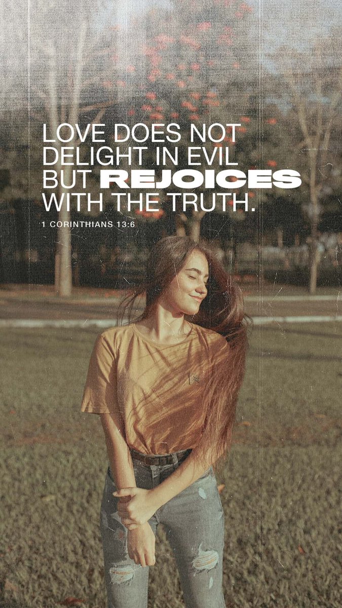 MsAllen74's tweet image. bible.com/59/1co.13.6.esv