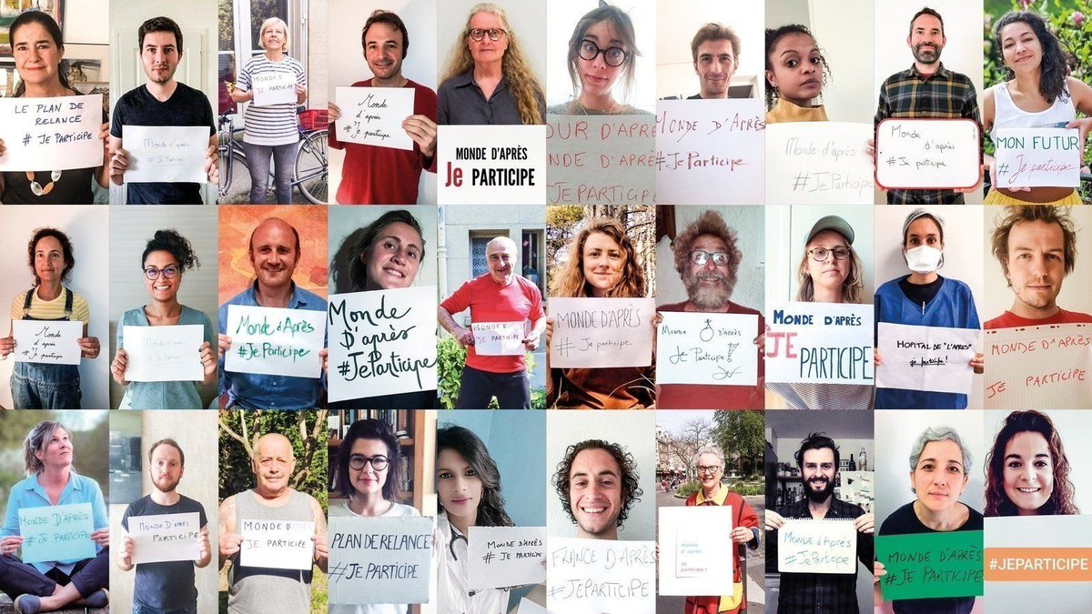 JeParticipe____'s tweet photo. La France d’Après est celle dans laquelle je vais vivre. Je veux avoir mon mot à dire. #JeParticipe #JeSigne la pétition pour appeler Emmanuel Macron à associer les citoyens à la construction de la France d'après  📄 Signez la pétition ➡️ https://t.co/4OsUrEWFY1 https://t.co/VG0jxTVPuc