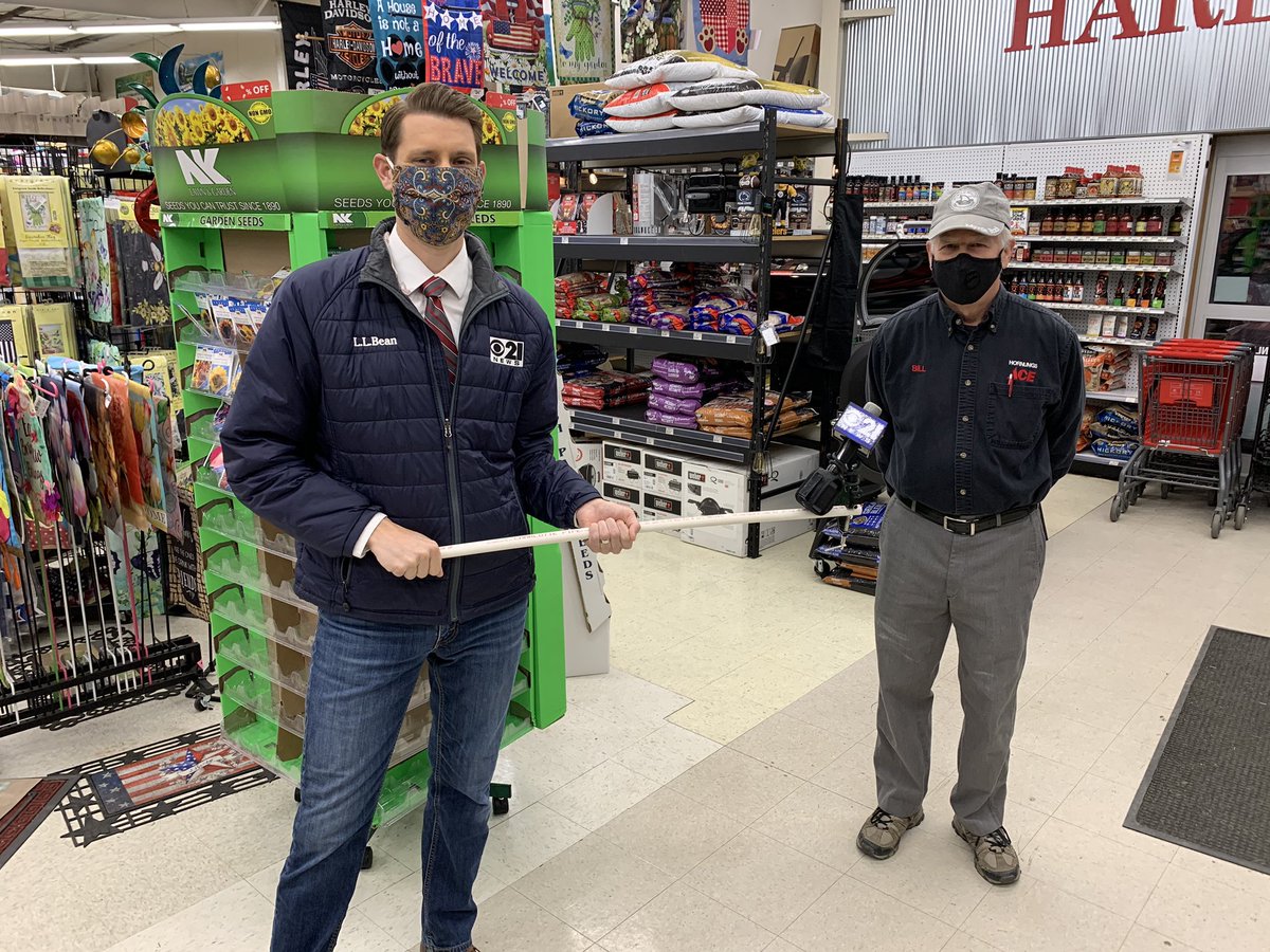 RyanNEldredge's tweet photo. The do’s and don’ts of gardening. Join us as we take a break from #COVID coverage to bring you a week’s worth of “Special Environmental Reports”. Up first Hornung’s Hardware. https://t.co/56xf6NQnxg