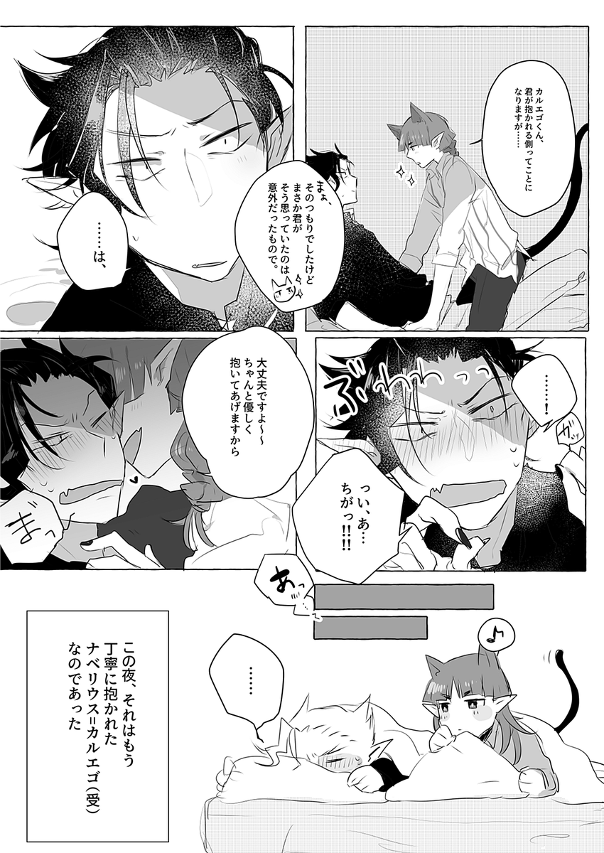 ※オペカル『話し合わなくても決まってたポジション云々のお話。』 描写はないけど初夜のお話なので背後注意 