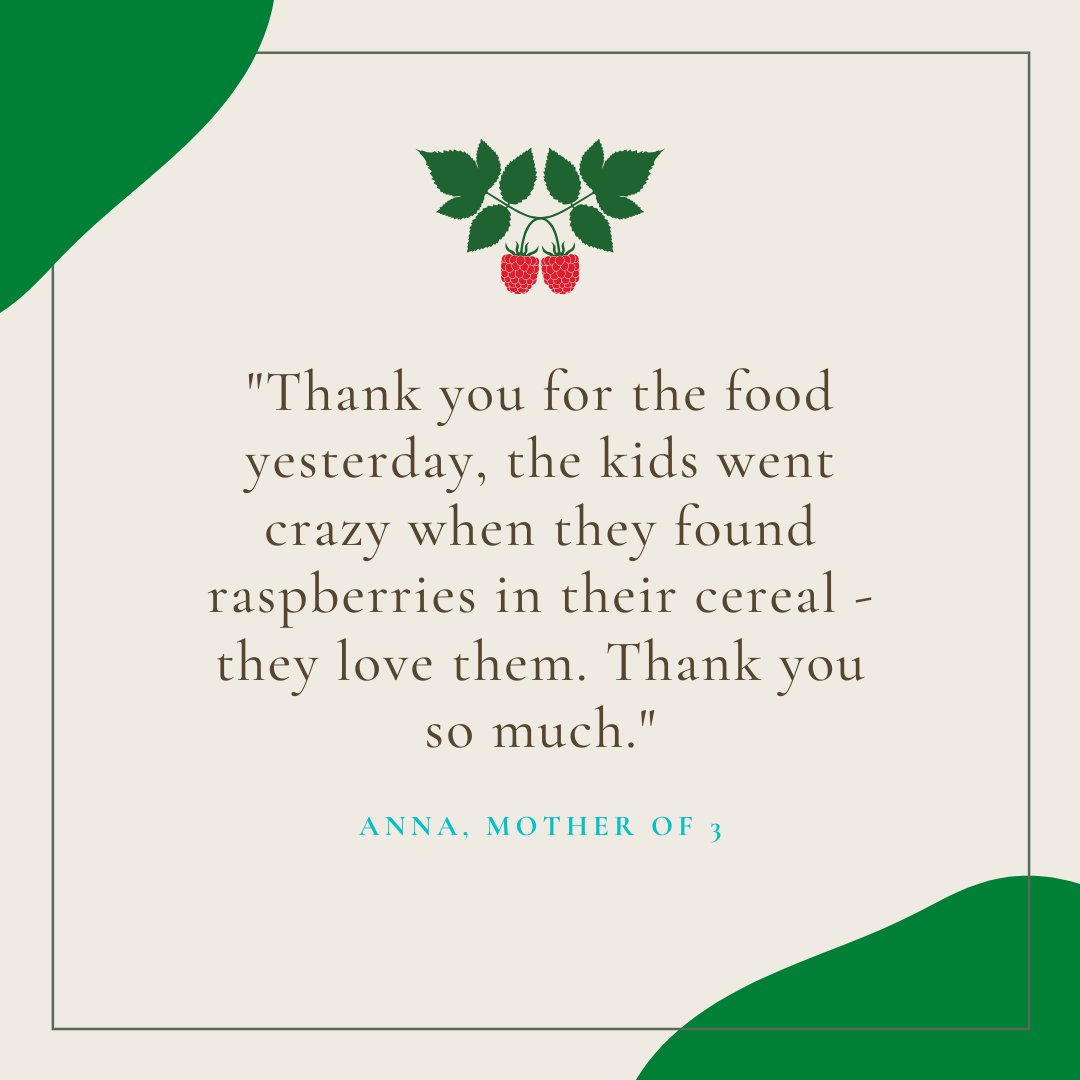 Some lovely feedback making it all worthwhile <a href="/FareShareUK/">FareShare</a> <a href="/AccessSport/">Access Sport</a> <a href="/chandco/">CH&CO</a>