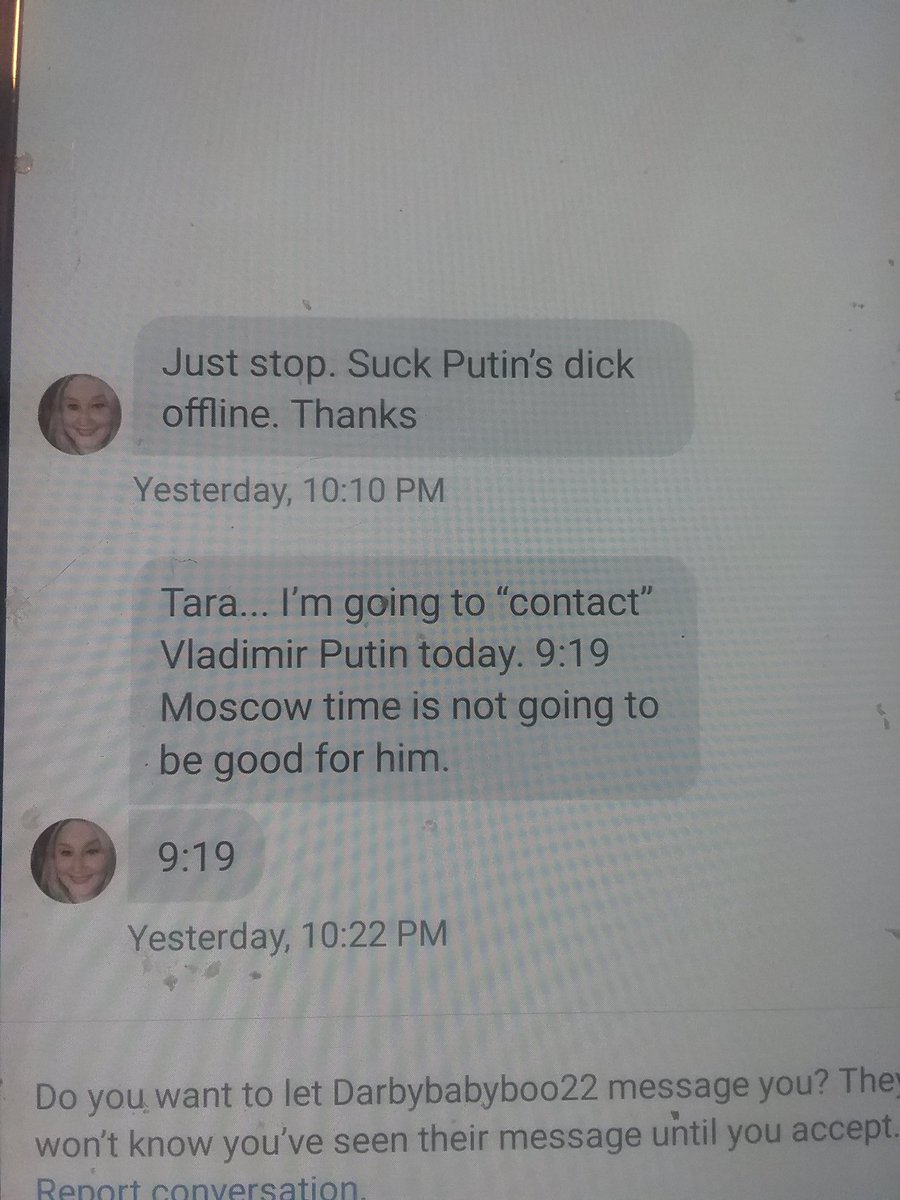 ReadeAlexandra's tweet photo. This is an example of one crazy private message from a Biden supporter in my account. This is mild version compared to  other accounts messaging me or defaming me online. Gee why do women not come forward? https://t.co/63bccHbf6Q