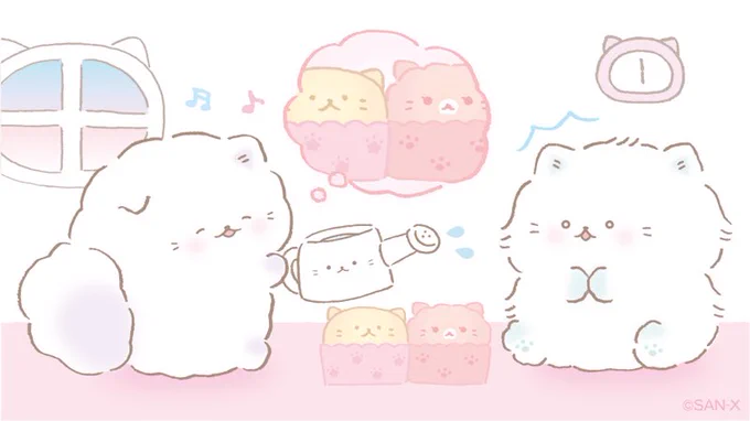 カップケーキにお水あげても
大きくならないにゃ〜?? 