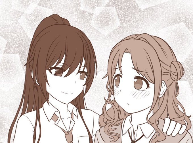 市川雛菜が白瀬咲耶と出会ってしまう4コマ 