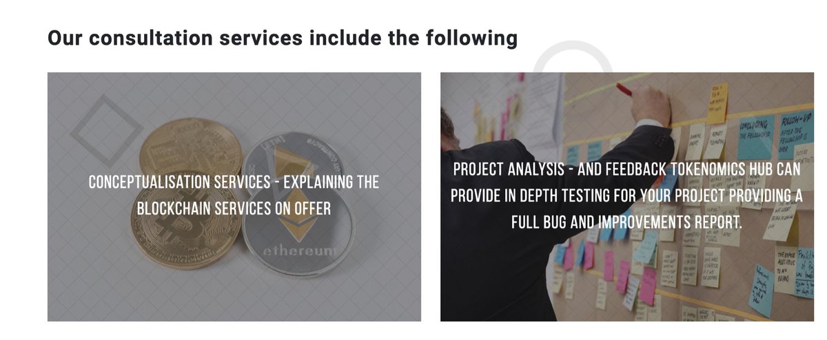 TokenomicsH's tweet image. Did you know Tokenomics hub provides consultation services

If you have an Idea for a project you would like to develop on the blockchain - or would like to find out how we can boost an existing project visit us at

tokenomicshub.com

#cryptocurrency #blockchain #btc