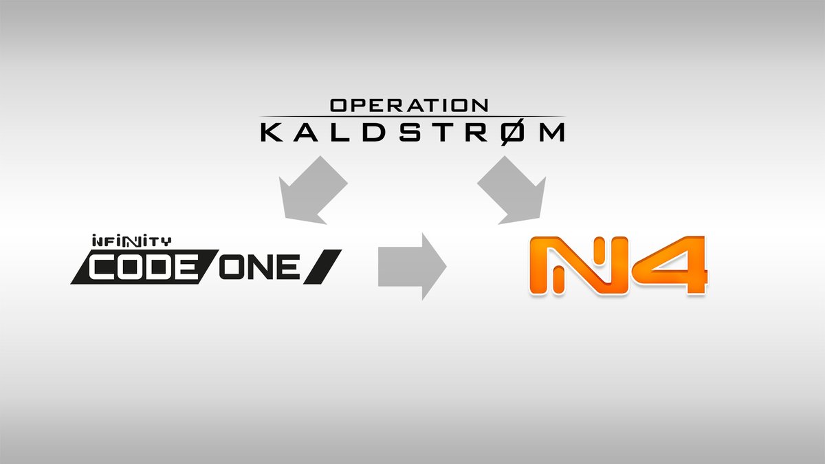 InfinityTheGame's tweet image. Infinity CodeOne is the same Infinity experience, but faster and condensed: a streamlined version with the same dynamic spirit. And Operation kaldstrom is the perfect introduction to the Infinity Universe.

#Operationkaldstrom 
👇
 #infinitycodeone 
👇
#N4
