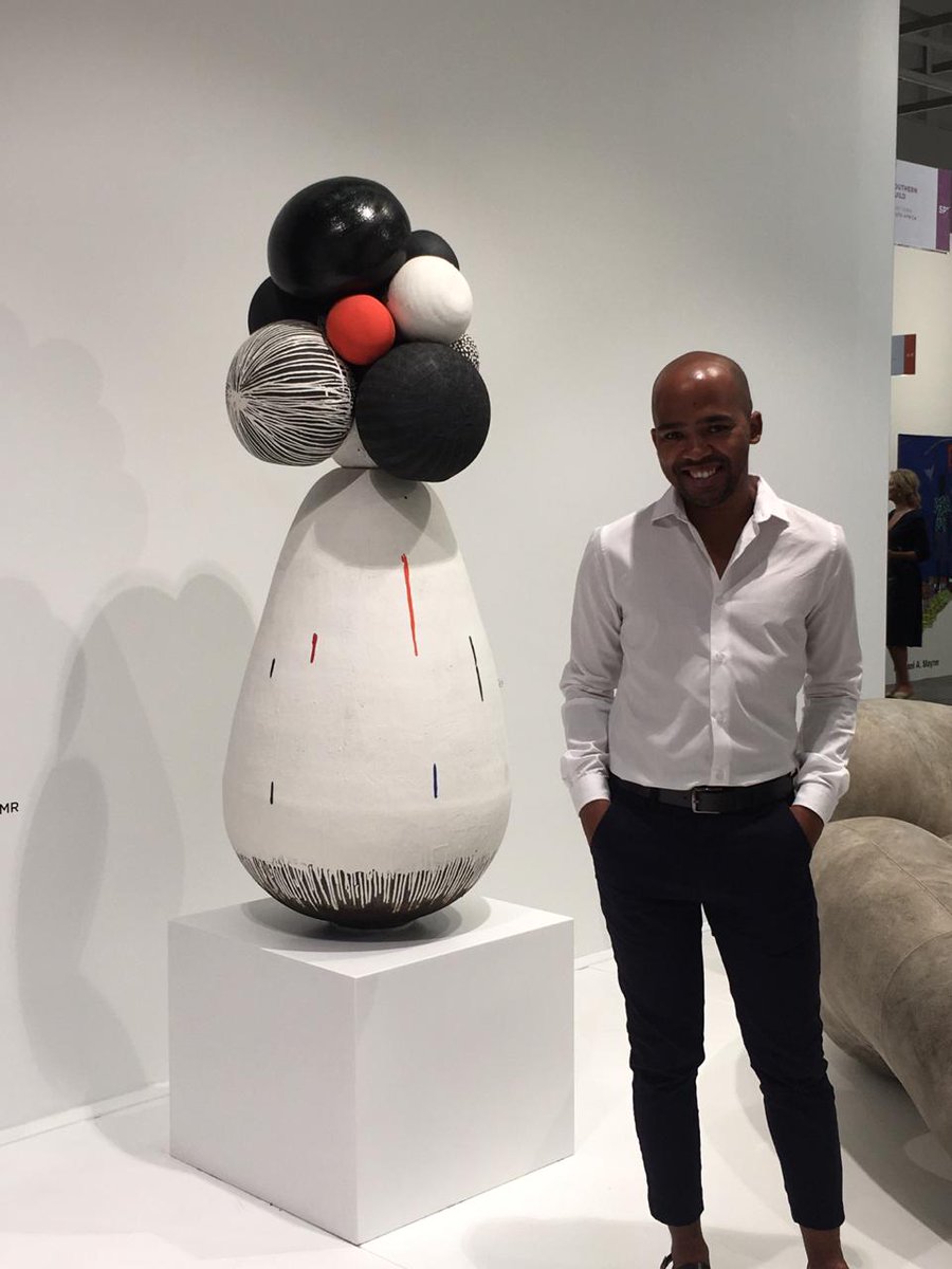 TheoAbsolon's tweet photo. @VandAWaterfront proud to be from the gallery who represent her collectible design. :-) "Nowinile" was recently complete and made its debut at Cape Town Art Fair in February. #ZiziphoPoswa #SouthernGuild https://t.co/P8mSxPNCKP