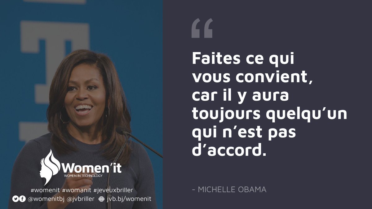 womenitbj's tweet photo. Faites ce qui vous convient. N’attendez pas l’approbation des autres.
 
Fructueuse semaine à vous!

#Womenit #womenInTech #jeveuxbriller #MondayMotivaton https://t.co/ZfRLyEtf5r