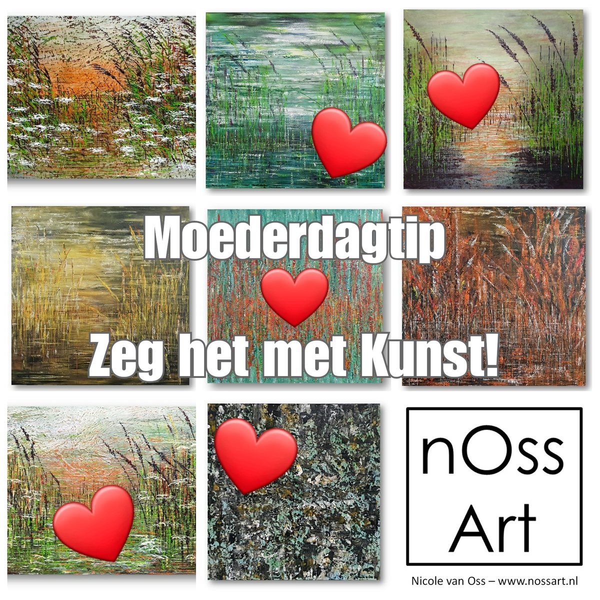 nicolevanoss's tweet photo. 🤔 Kijk voor meer op https://t.co/edrgqI9zka
Neem vrijblijvend  contact op voor informatie over de schilderijen, bezichtiging, verkoop/ prijzen of in opdracht laten schilderen. #moederdag #moederdagtip #kunst #kunstwerk https://t.co/8T76OXHHs0