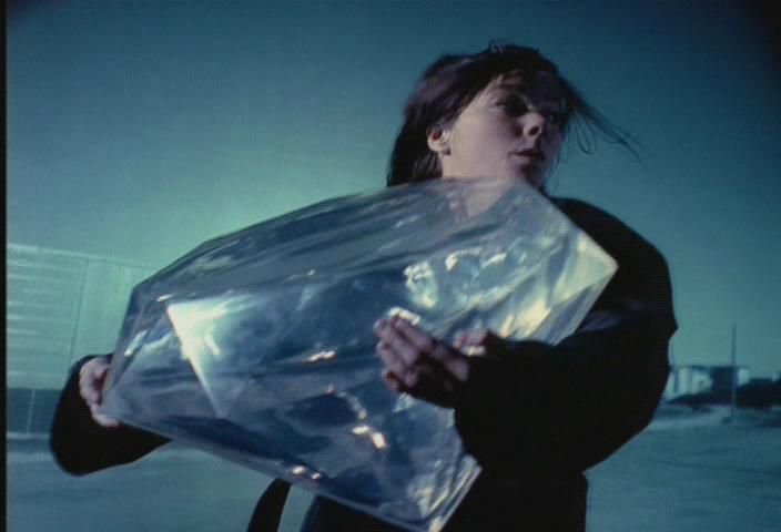 Army of Me (1995)In the video, Björk drives a gigantic truck and then heades to a gorilla scientist, who tries to remove and steal a diamond hidden in her mouth. The video faced backlash for the inclusion of a bomb at the end of the video.