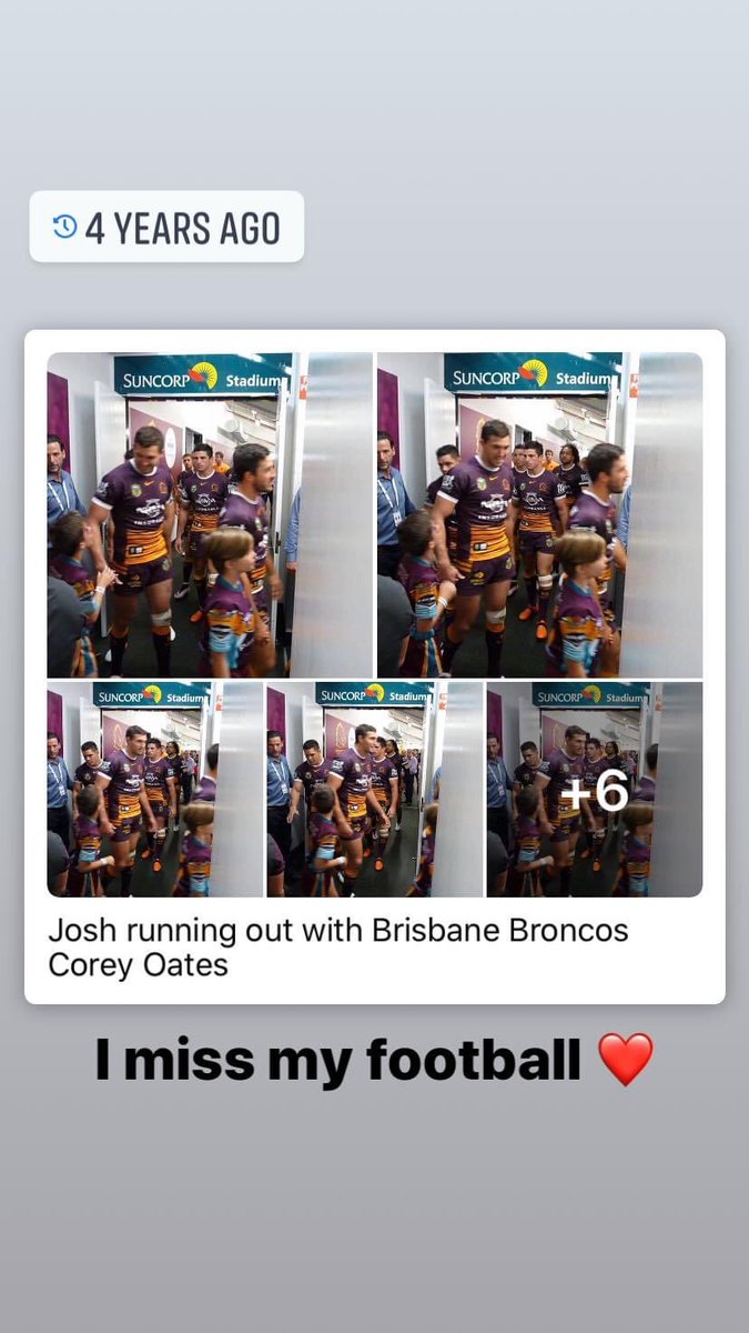 jms_83's tweet photo. I miss my @NRL ❤️ @brisbanebroncos #coreyoates #bronxnation https://t.co/US39y87CZ8