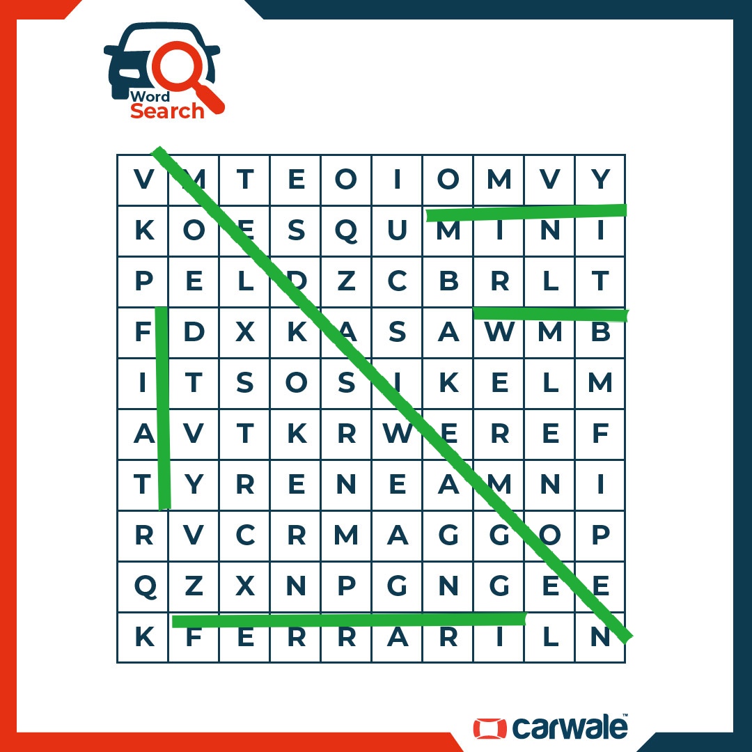 imbarath_k's tweet image. MINI, FERRARI, FIAT, VOLKSWAGEN, BMW

#CWActivity  #CWWordSearch