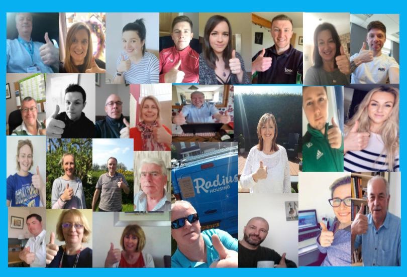 RadiusHousing's tweet photo. Thank you to our care staff, keyworkers, community organisations and volunteers for the support, care and kindness offered to our residents at this time👍💙

#ThumbsUp #StaySafe https://t.co/BKaurhZcfE