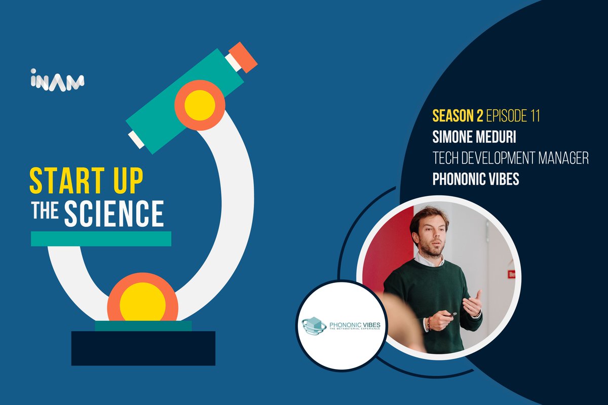 INAMBerlin's tweet photo. #NewEpisode of Start Up the Science #podcast is out now! In this episode we chatted with Simone Meduri from #PhononicVibes! #ListenNow: https://t.co/Gumy9Z97OP #startupthescience #GoodVibes https://t.co/XoPzBzT3gy