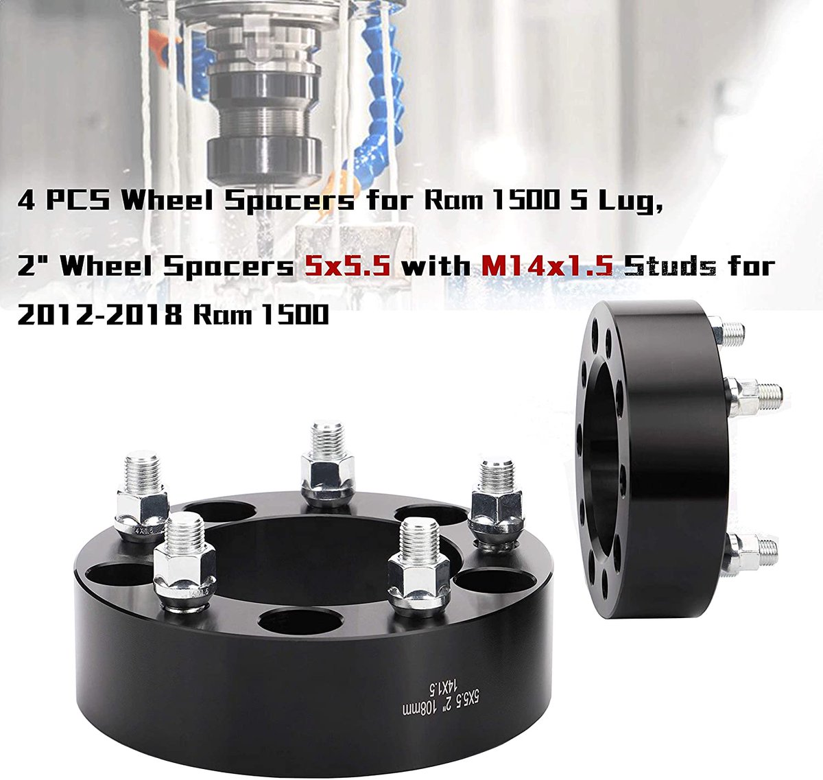 Richeerwheels on Twitter "Richeer Wheel Spacers for Ram 1500, 4Pcs 2 inch 5x5.5 to 5x5.5