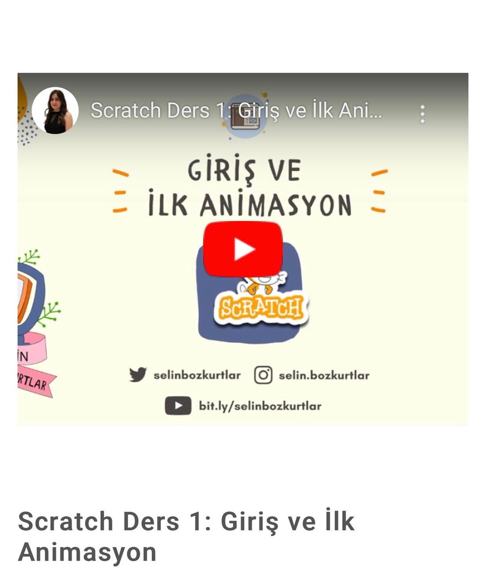 EdTechSummit's tweet photo. 🧩Scratch ile ilgili ders videolarını Selin Bozkurtlar Peçe, ETZ Campus için paylaşıyor. https://t.co/ECYRwy5SaU #kodlama #scratch #etz #etzcampus https://t.co/i8NPam9gFZ