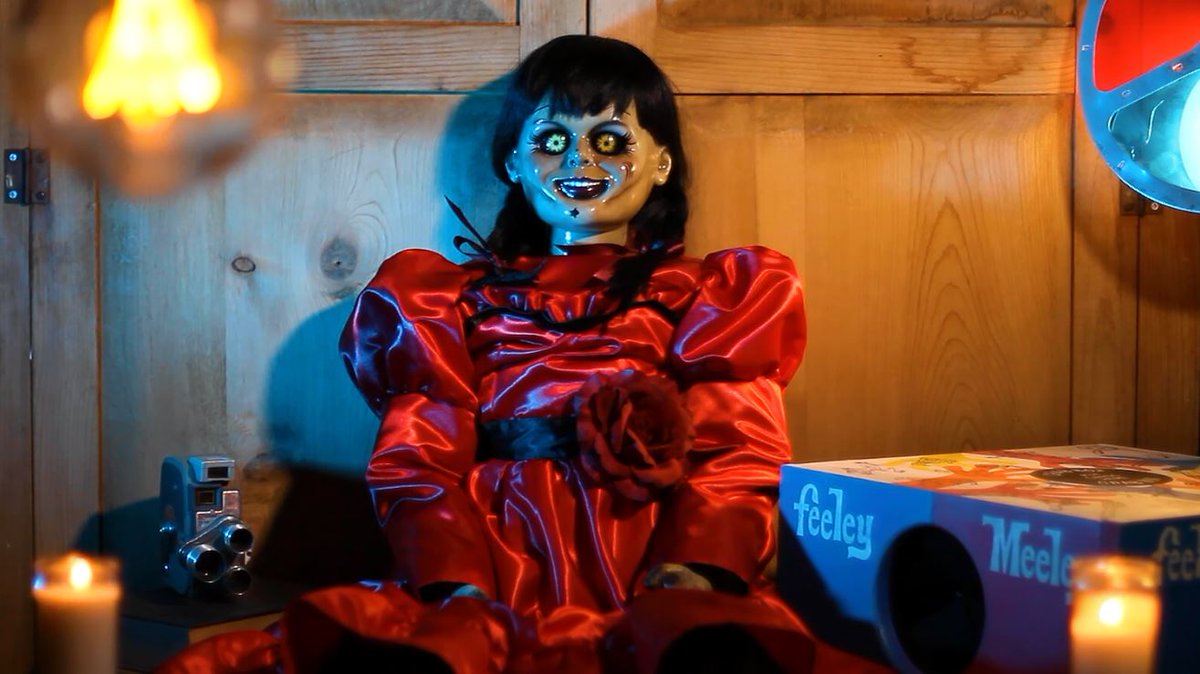 scary closet annabelle doll