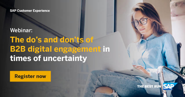 constance_lb's tweet photo. How-to tune your B2B digital engagement strategy in this new and uncertain business climate? Find out in this webinar on April 28 ! https://t.co/VL8JAr7twy https://t.co/WYciFdoxKk
