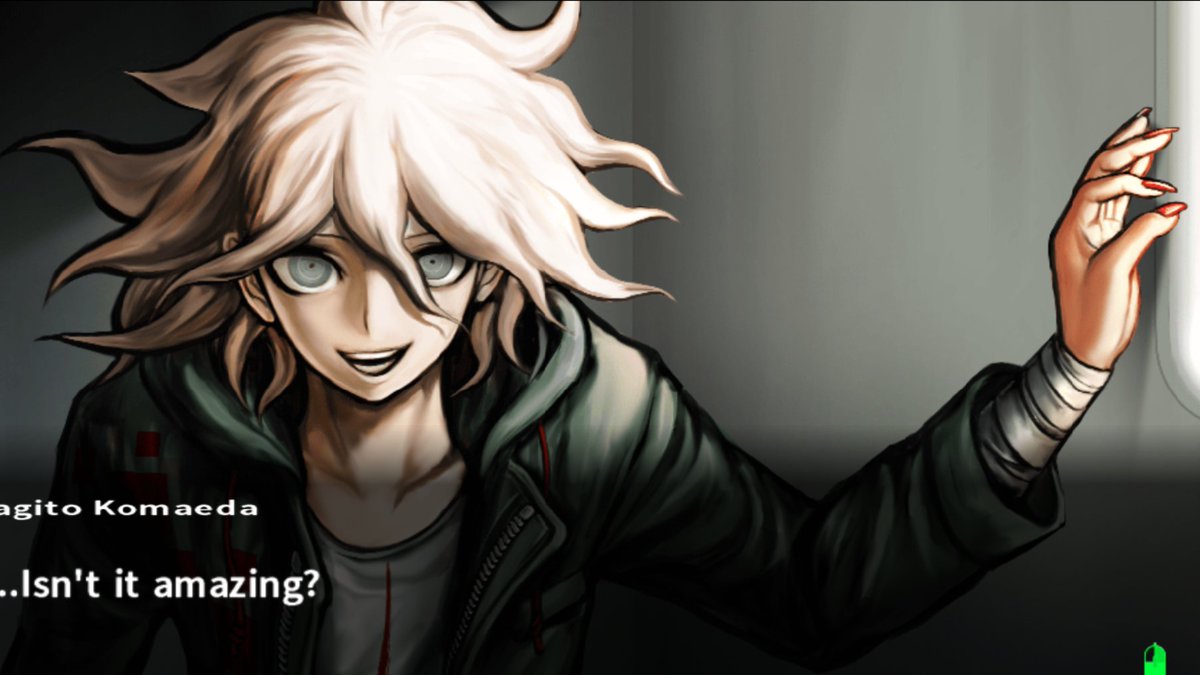 JKyrielight's tweet photo. THAT'S JUNKO'S HAND WTF WTF #JDR2 https://t.co/UBWeeT395G