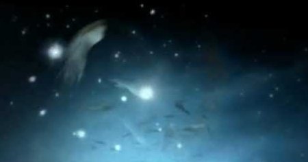 Desired Constellation (2003)Created as a backdrop for Björk's Greatest Hits Tour. The video features a sky with various flying objects passing be evolving from the constellation*I apologize for the LQ pics, couldn't find higher quality*