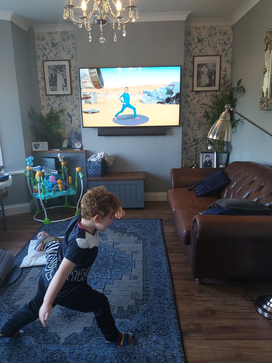 HartsonLowri's tweet photo. Ethan enjoyed some @CosmicKidsYoga  this morning! #homeschooling @bbpnurserypm https://t.co/7BCX5t5MsT