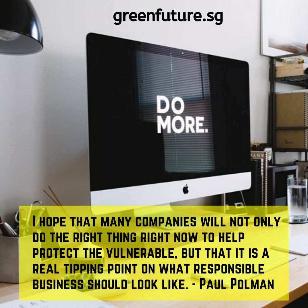 greenfuture's tweet image. Now is the real tipping point for what responsible business should look like