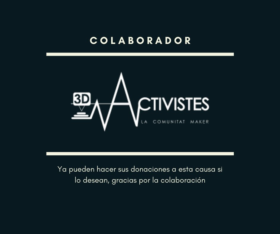 smartmaterials3's tweet photo. Aquí tenéis a nuestro colaborador de la causa COVID-19
@3DActivistes

Podréis seguir donando filamento en su causa en este enlace:

https://t.co/Yr2Y2xohUK

Gracias a todos por vuestra colaboración y compromiso
#EsteVirusLoParamosUnidos #YoMeQuedoEnCasa https://t.co/XAgp0tGTw6