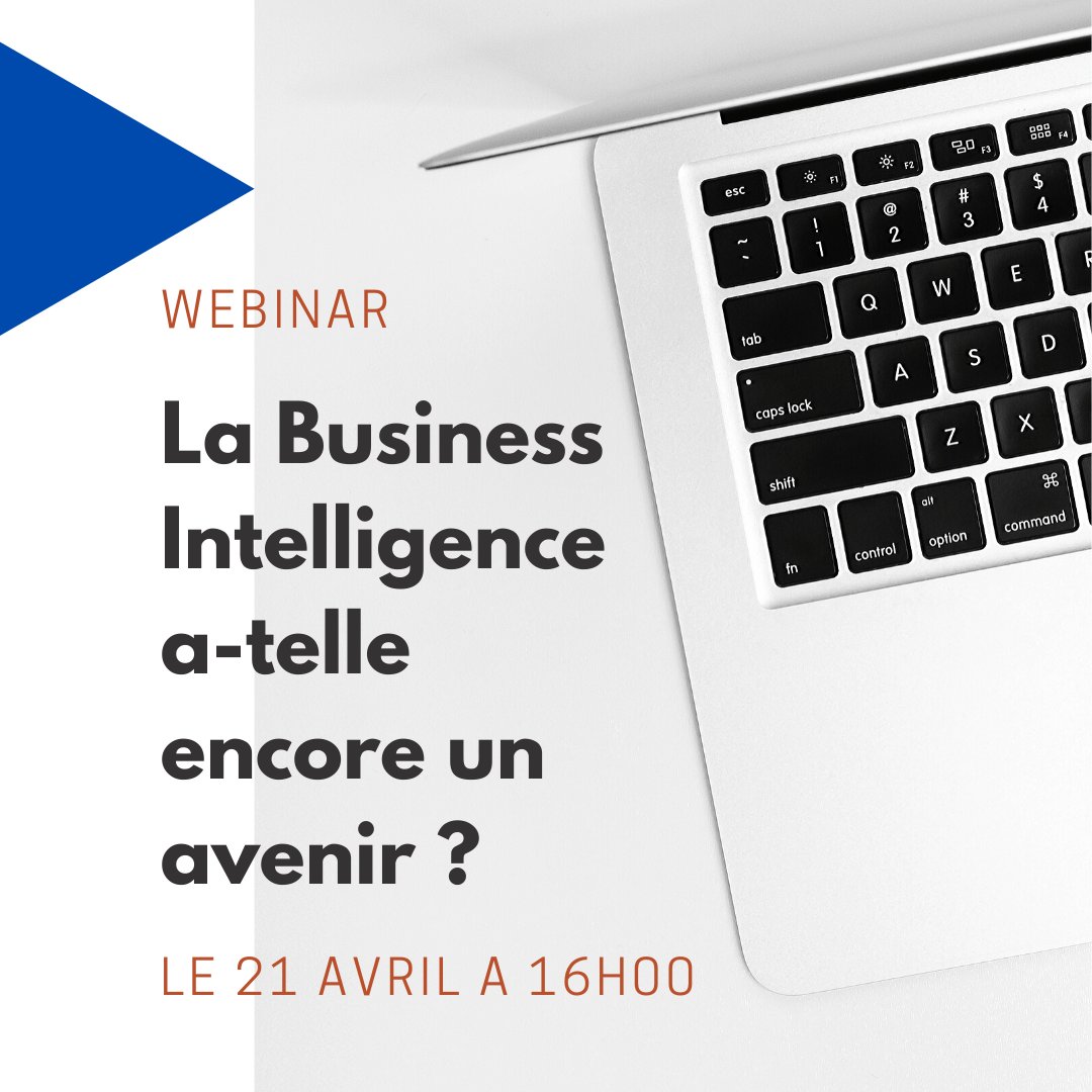 MyrteaM's tweet photo. Quel est l'avenir de la Business Intelligence ? 

💡 Réponse demain, mardi 21 avril à 16h00 dans un webinar présenté par Wilmer Daza ! 

Pour participer 👉https://t.co/kDsbDYGE4G

#BusinessIntelligence #BI #Dashboard #Data https://t.co/zT0hyvbPjC