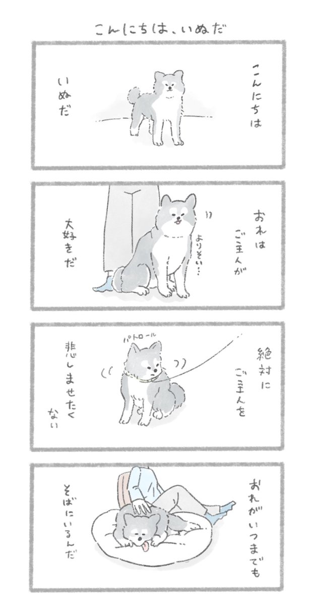 こんにちは、いぬだ
#こんにちはいぬ 