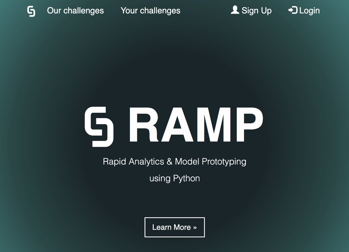 The new ramp.studio data challenge platform by <a href="/SaclayCDS/">Data Science @Saclay</a> is out and kindly hosted by <a href="/OVHcloud_FR/">OVHcloud France</a> ! thanks a lot #DataScience
