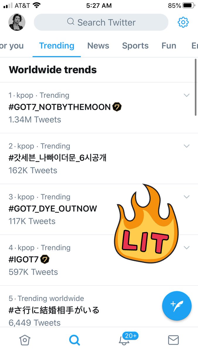 MEYHEARTJJP's tweet photo. Currently trending WW. We owned top 4 spots 

#GOT7_DYE_OUTNOW 

#GOT7    #갓세븐 @GOT7Official
#IGOT7    #아가새
#GOT7_DYE   
#GOT7_NOTBYTHEMOON  

#갓세븐_나빠이더문_6시공개 https://t.co/G7eqPc6x8P