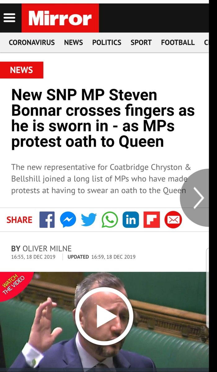 In December 2019, new SNP MP Steven Bonnar crossed his fingers whilst mumbling allegiance to the Queen. He remains a SNP MP.