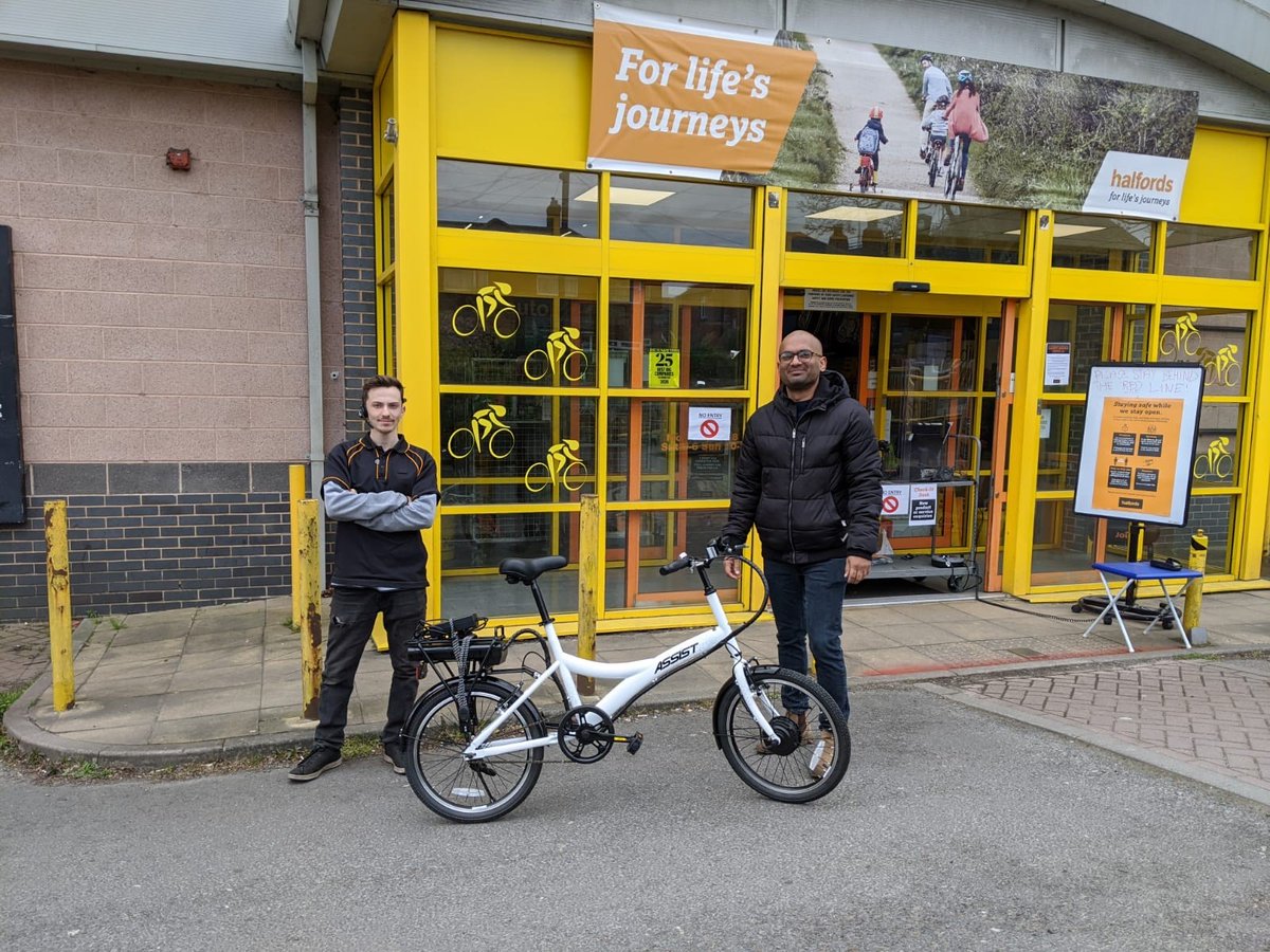 halfords assist electric bike