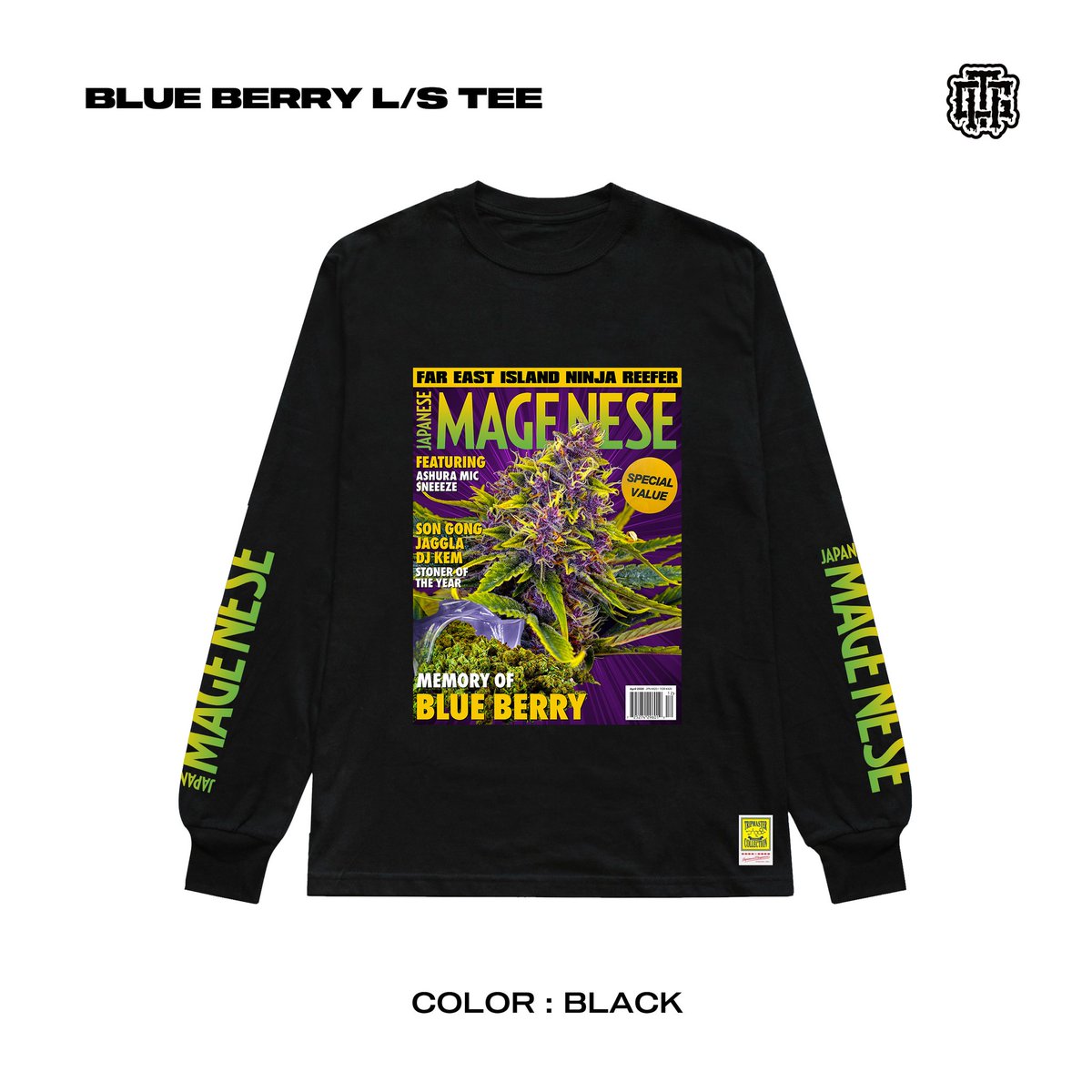 SON_GONG's tweet photo. BLUE BERRY TEE発売✌

早い者勝ち✌

@DJ_Kem
のMixもめちゃくちゃやばい！！

⚠️ジャパマゲ新グッズ発売開始⚠️

●MIX CD
バックDJを務めるDJ KEMがMIXCD「ANSHIN TAIMA MIX」をリリース！

⬇️ご購入はコチラ⬇️
https://t.co/QaLikkO0zH https://t.co/qbTHqbSs7A