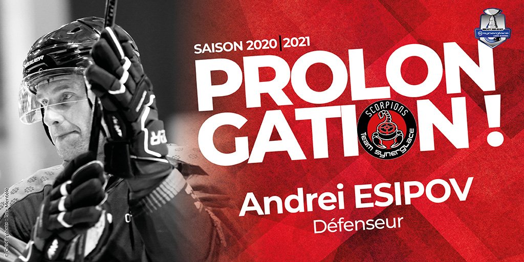ScorpionsMulho's tweet image. ℹ️ ↔️ Prolongation
Andrei effectuera une quatrième saison à Mulhouse ! 🇷🇺
📄 bit.ly/Esipov14
#SLMhockey