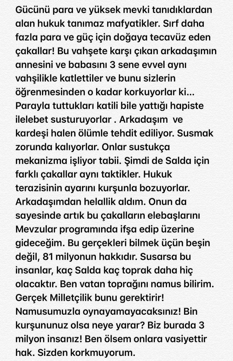 OguzhanUgur's tweet photo. Biz değil, artık siz korkacaksınız. https://t.co/KQAME6Hxd1
