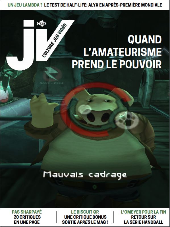 Bonjour, nous sommes le 20 avril. Et comme JV a toujours trois semaines de retard, c'est un peu comme si nous étions le 1er avril. Aussi, nous partageons ce jour avec vous ce faux JV réalisé par nos adorables lectrices et lecteurs. julienbarbe.com/Projets/JV_72_…