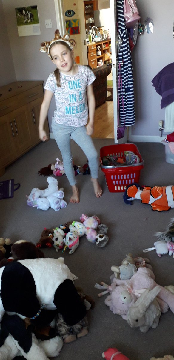 D enjoyed sorting her teddies this morning and creating a bar chart @somerspark4JB