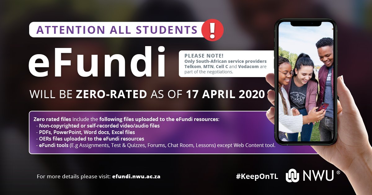 NWU - North-West University tweet media