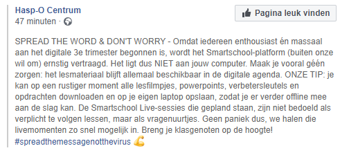jacobs_gerrit's tweet photo. @BRoosmarijn het loopt inderdaad niet lekker. Duidelijk dat Smartschool niet voorzien is op zo een massaal gebruik. Mijn zoon kan niets doen, en bij de klasgenoten hetzelfde, blijkbaar. https://t.co/6lsXiKUQZu