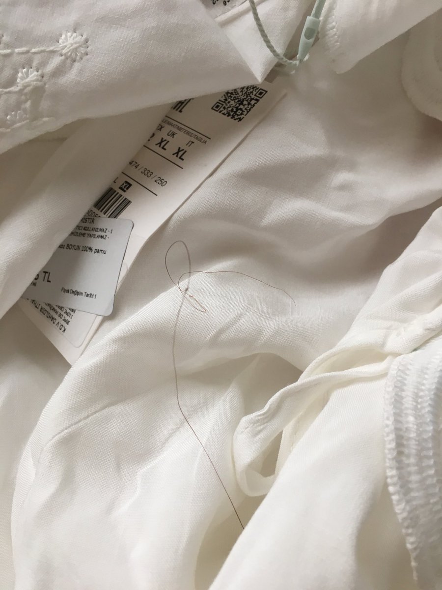 LunaticStarr's tweet photo. I’m totally in shock to see how l received my order from @pullandbear Istanbul. The #corona of the shirts! Wrinkly! Inside out! Someone’s hair on it! Are you f. kidding me?? Im gonna burn that shit out. https://t.co/w67utEUrNN