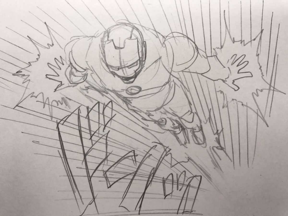 CaptainAmerica Hulk et IronMan dessinés par Toyotaro (DragonBallSuper)