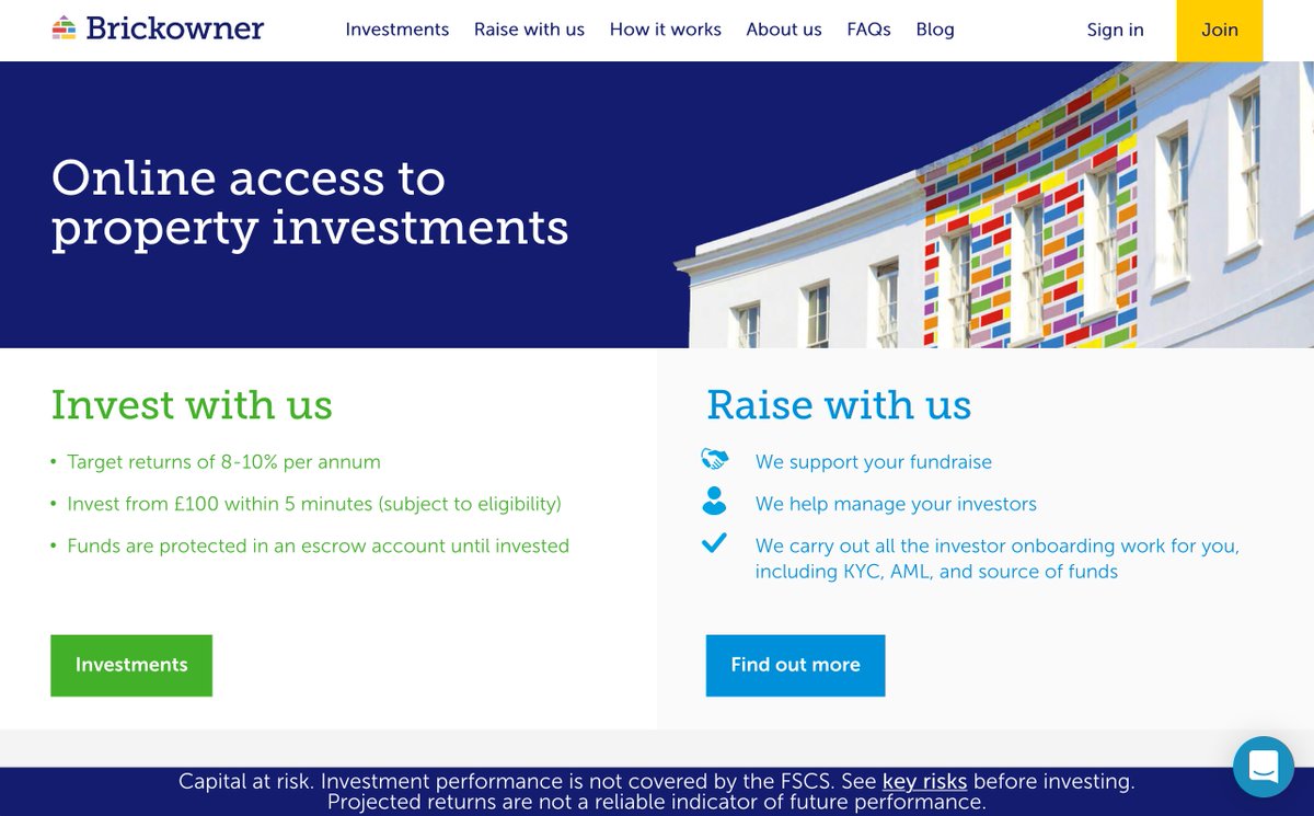 Our brand and website for Brickowner - online access to property investments brickowner.com