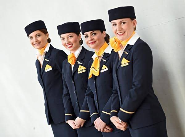 超目玉 ルフトハンザドイツ航空 CA制服ワンピース 【制服図鑑(客室