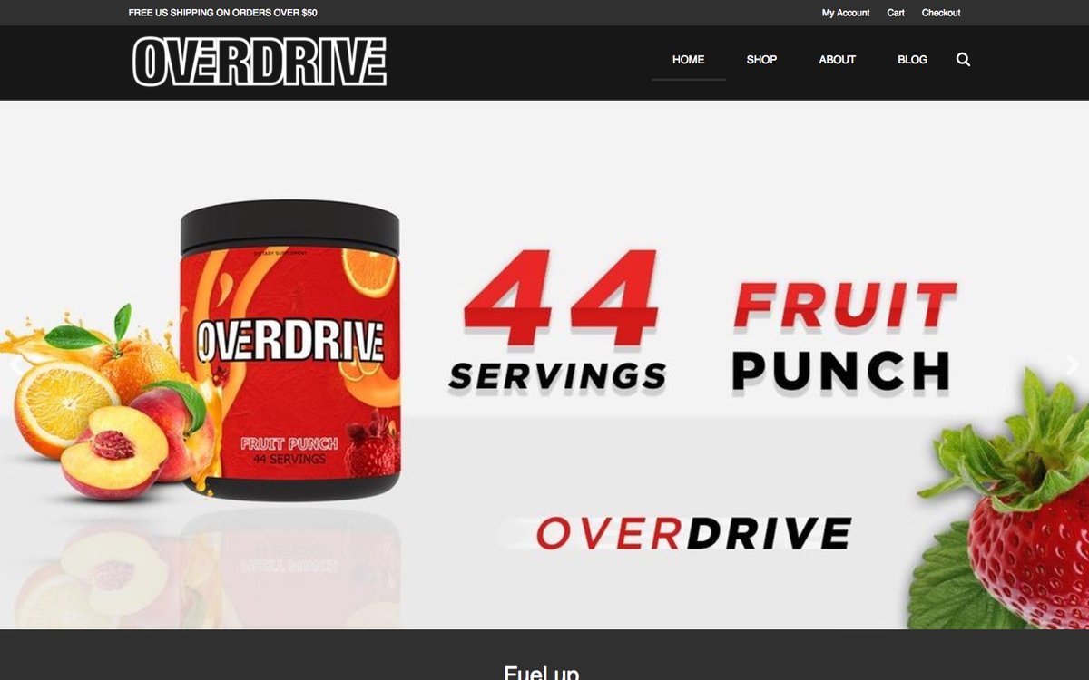 thatwebsiteguy's tweet photo. Initial website design for energy drinks company Overdrive Energy.

Want a site like this? Visit https://t.co/LWz4bp2HPy and get in touch 😊 https://t.co/OOj22TA53l