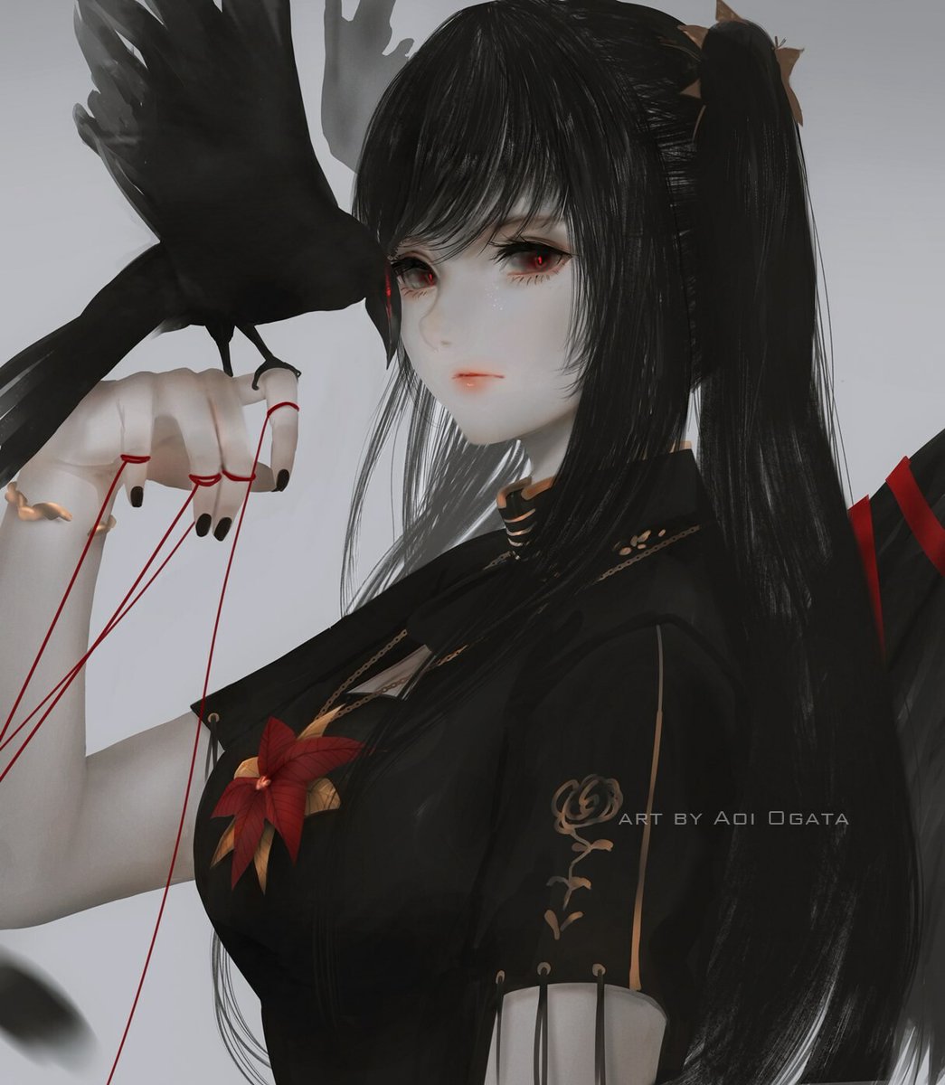 AoiOgataArt's tweet photo. " Rie "
portrait commission https://t.co/lXYI17BBg4