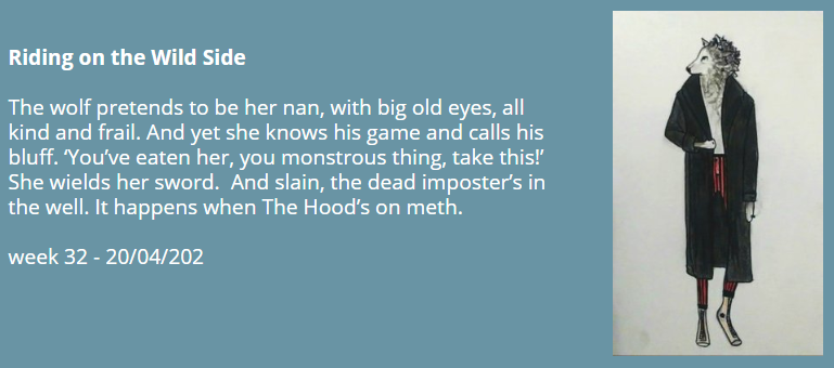 ArmstrongDini's tweet photo. Welcome to week 32 of the 52under52 flashfiction challenge. Enjoy! x
#flashfiction #wolfhallucinations #52under52 https://t.co/tIJzj3dcdx